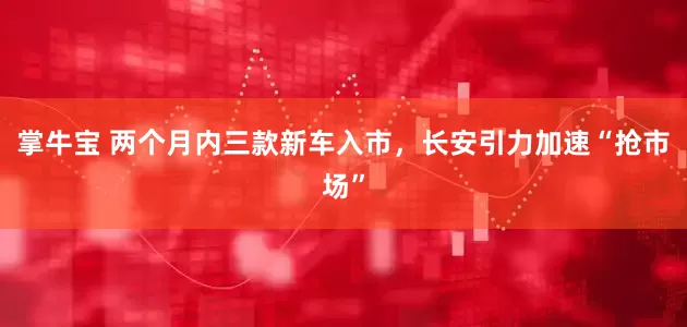 掌牛宝 两个月内三款新车入市，长安引力加速“抢市场”